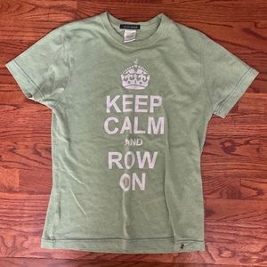 Keep Calm Row on T-shirt
